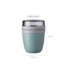 Mepal Ellipse Lunch Pot black
