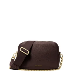 Michael Kors Bryant MD Dblzp Chn Camera Crossbody chocolate