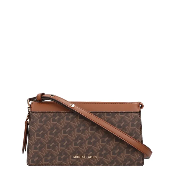 Michael Kors Empire Lg Conv Xbody brn/luggage
