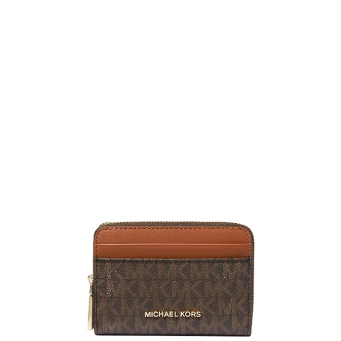Michael Kors Jet Set SM Za Coin Card Case brn/acorn