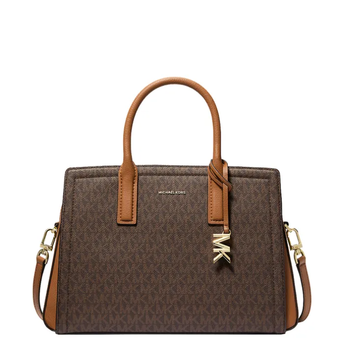 Michael Kors Laila MD Satchel brn/acorn