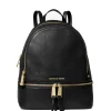 Michael Kors Rhea Zip Medium Backpack black