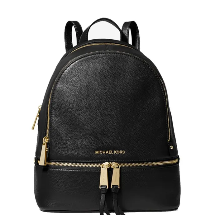 Michael Kors Rhea Zip Medium Backpack black
