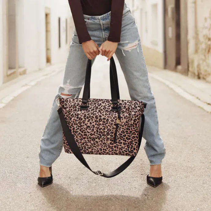 MOSZ Denise Laptop Shoulderbag 15.6" leopard