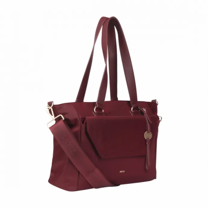 MOSZ Denise Laptop Shoulderbag 15.6" aubergine