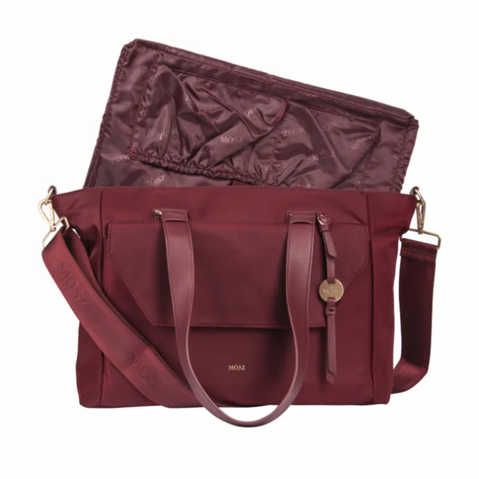 MOSZ Denise Laptop Shoulderbag 15.6" aubergine
