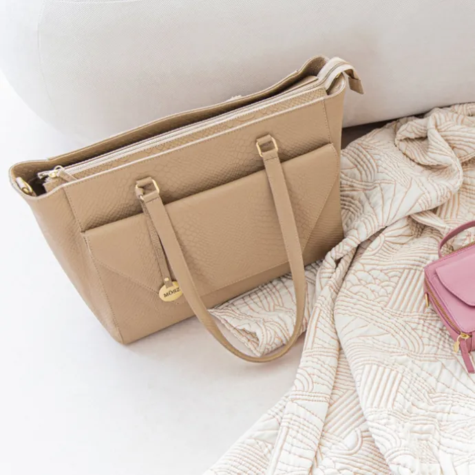 MOSZ Denise Workbag 15.6" Jungle taupe
