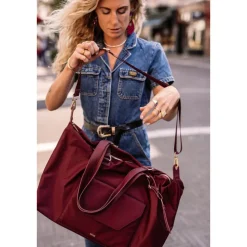 MOSZ Sandy Travelbag aubergine