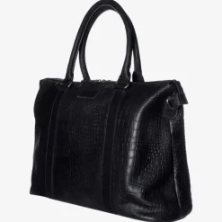 Mozz Croco Lola Bag Luiertas black