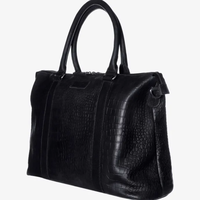 Mozz Croco Lola Bag Luiertas black