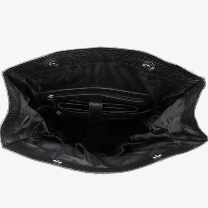 Mozz Gobi Diaper Backpack black cow