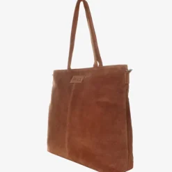 Mozz Momsbag Shopper Suede cognac