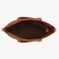 Mozz Momsbag Shopper Suede cognac