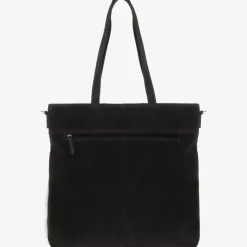 Mozz Momsbag Shopper Suede black