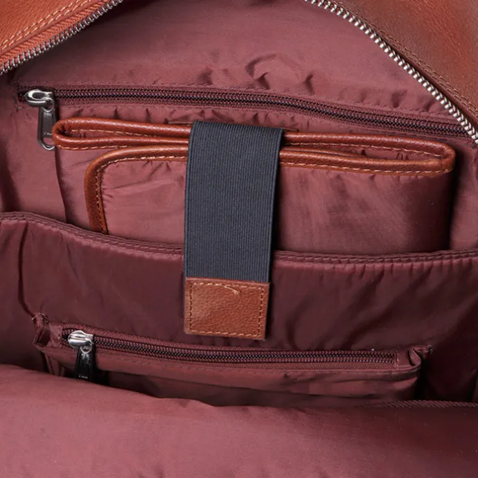 Mozz Vintage Beautiful Backpack Luiertas cognac