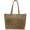MÔSZ Viona Croco Laptopbag 15.6" taupe