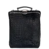 Mutsaers On The Bag Leather Backpack zwart croco