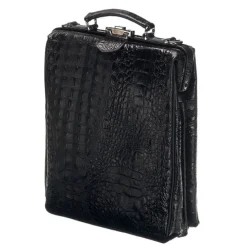 Mutsaers On The Bag Leather Backpack zwart croco