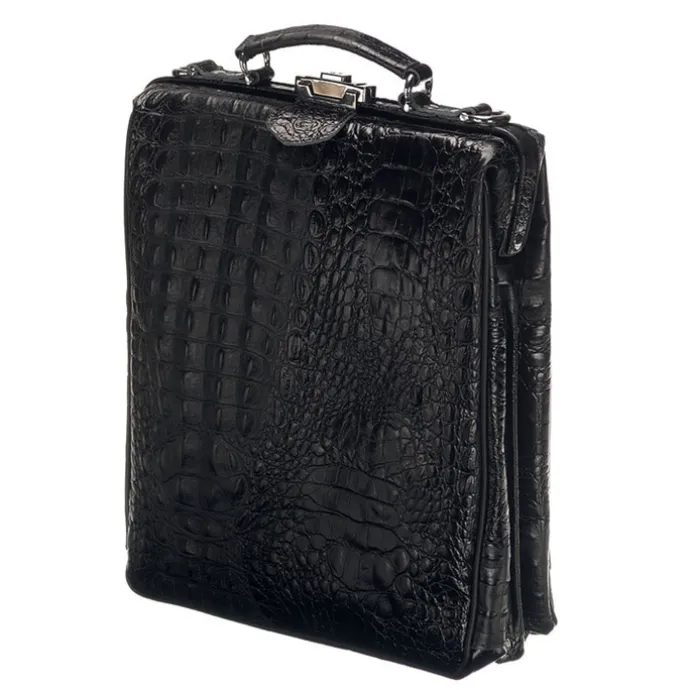 Mutsaers On The Bag Leather Backpack zwart croco