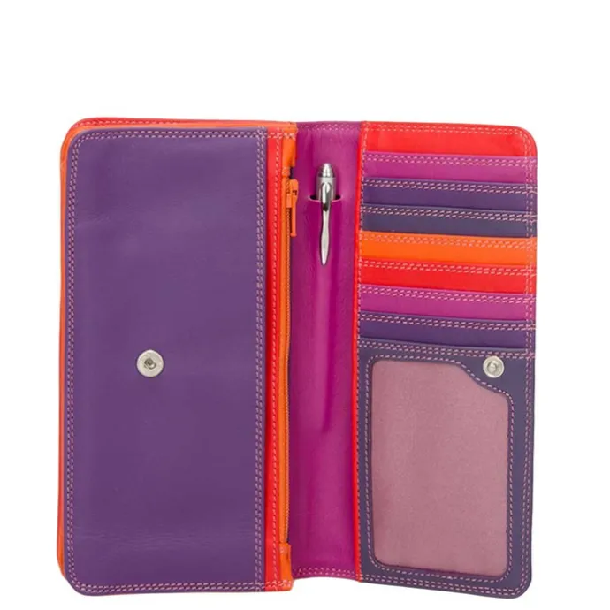 Mywalit Ladies Medium Matinee Purse Wallet sangria multi