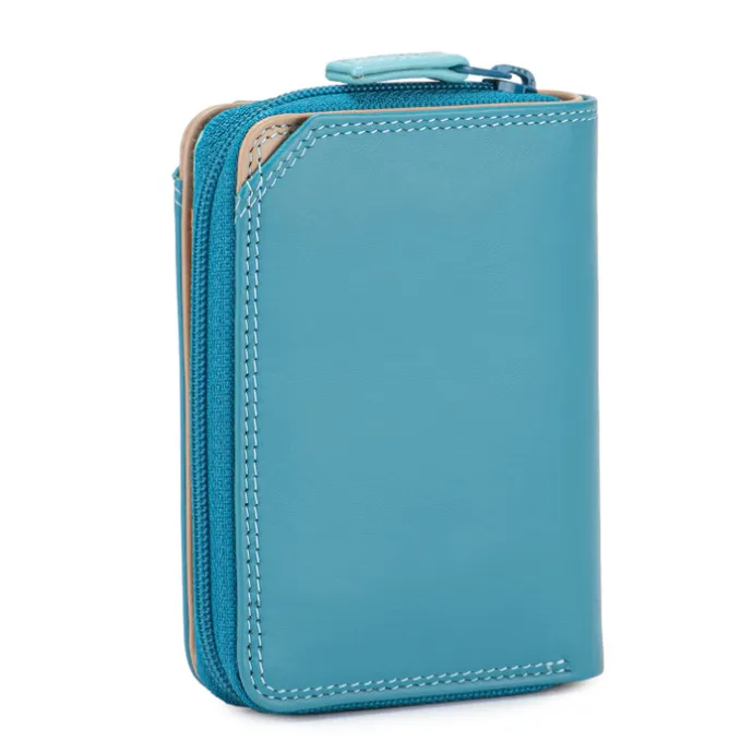 Mywalit Ladies Small Wallet w/Zip Around Purse sardinia