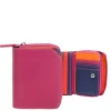 Mywalit Ladies Small Wallet w/Zip Around Purse sangria multi
