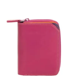 Mywalit Ladies Small Wallet w/Zip Around Purse sangria multi