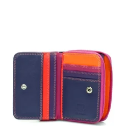 Mywalit Ladies Small Wallet w/Zip Around Purse sangria multi