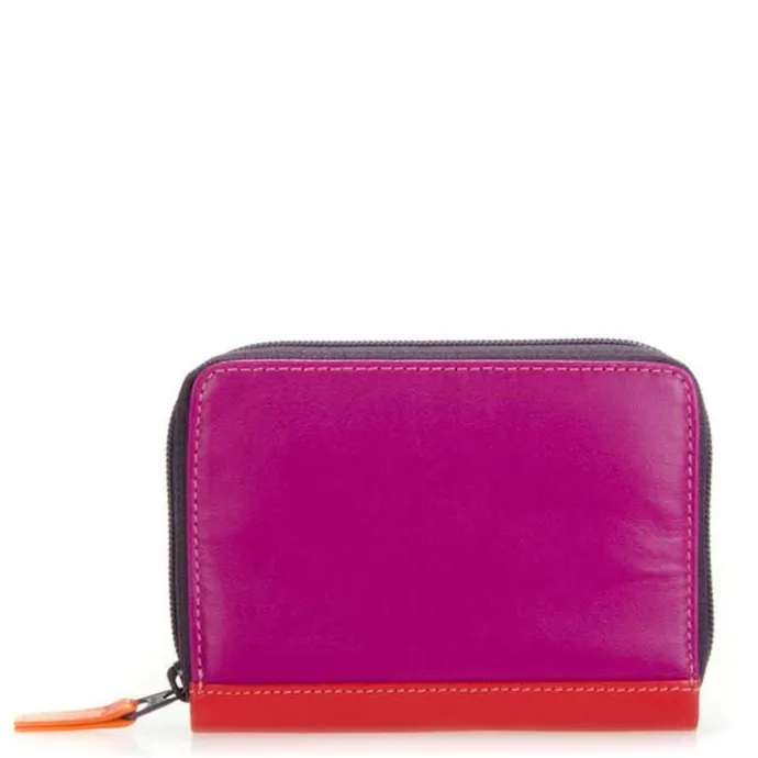Mywalit Ladies Zip Around Fan CC Holder sangria multi