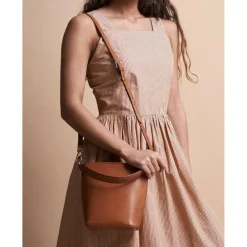 O My Bag Bobbi Bucket Bag Midi cognac