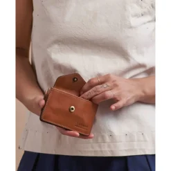 O My Bag Harmonica Wallet cognac