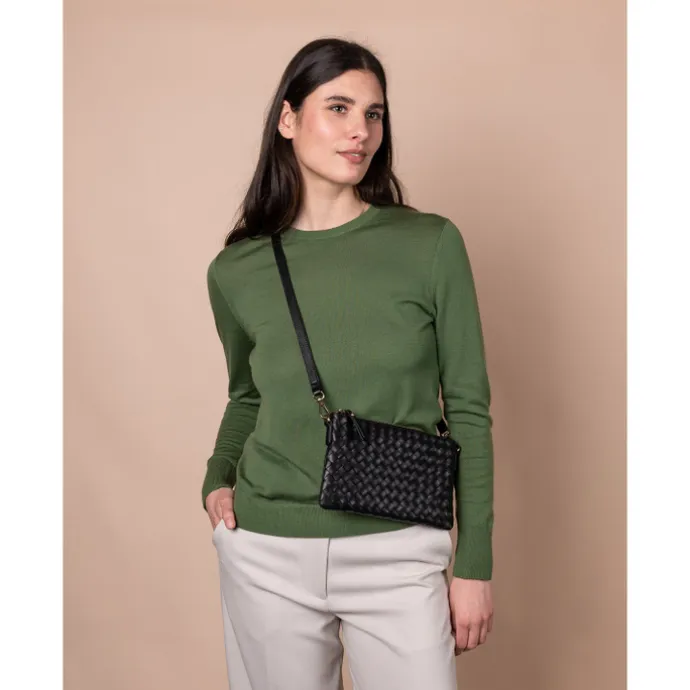 O My Bag Lexi Clutch black