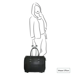 Olivia Lauren College Business Trolley zwart
