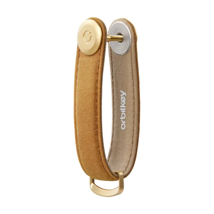 Orbitkey 2.0 Waxed Canvas Keyholder golden sand