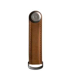 Orbitkey Crazy Horse Leather Key Organiser chestnut brown