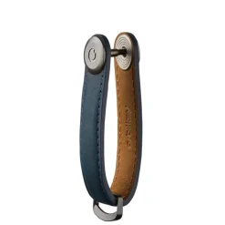 Orbitkey Crazy Horse Leather Key Organiser marine blue
