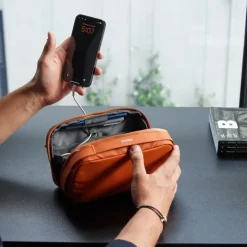 Orbitkey 2-in1 Tech Pouch terracotta