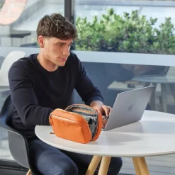 Orbitkey 2-in1 Tech Pouch terracotta