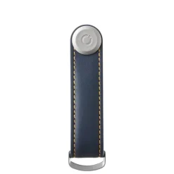 Orbitkey Premium Leather 2.0 Keyholder navy / tan