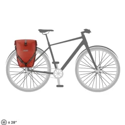 Ortlieb Back-Roller Plus (set van 2x 20L) salsa/dark-chili