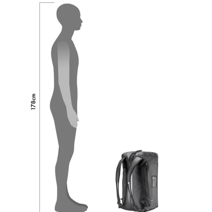 Ortlieb Metrosphere Duffle 40L black-embossed