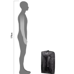 Ortlieb Metrosphere Duffle 60L black-embossed