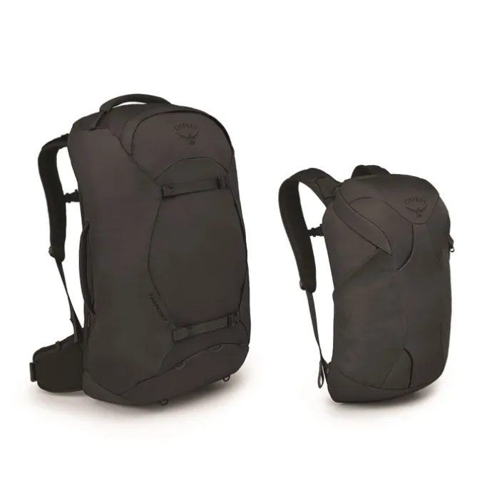 Osprey Farpoint 70 Travel Backpack tunnel vision grey