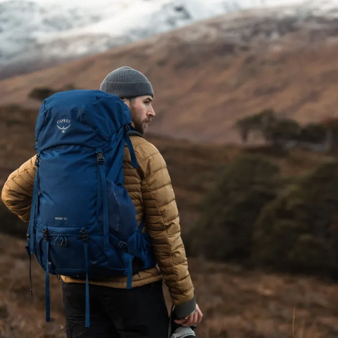 Osprey Rook 50 histosol brown/rhino grey