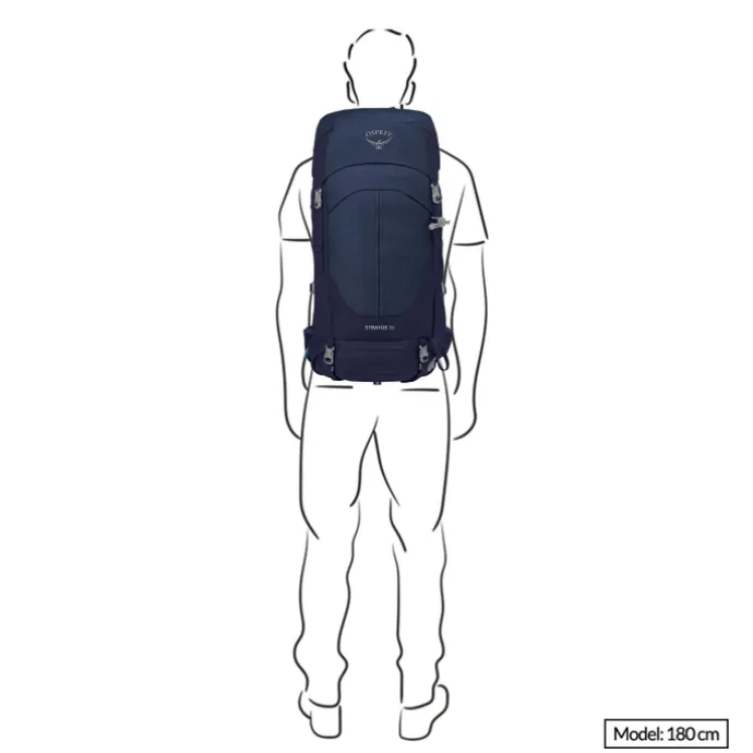 Osprey Stratos 36 Backpack cetacean blue