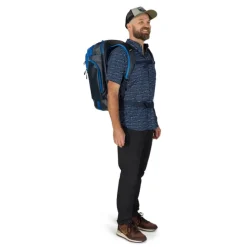 Osprey Transporter Carry On Bag 44 blue flame-scoria blue