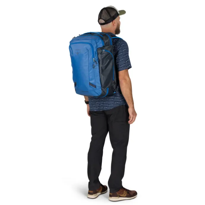 Osprey Transporter Carry On Bag 44 blue flame-scoria blue