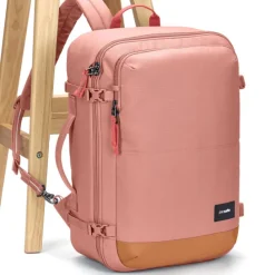 Pacsafe Go Carry-On Backpack 34L Anti-Theft rose