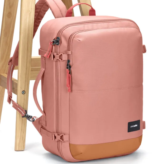 Pacsafe Go Carry-On Backpack 34L Anti-Theft rose