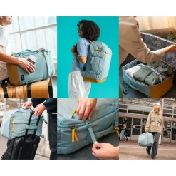 Pacsafe Go Carry-On Backpack 44L Anti-Theft fresh mint